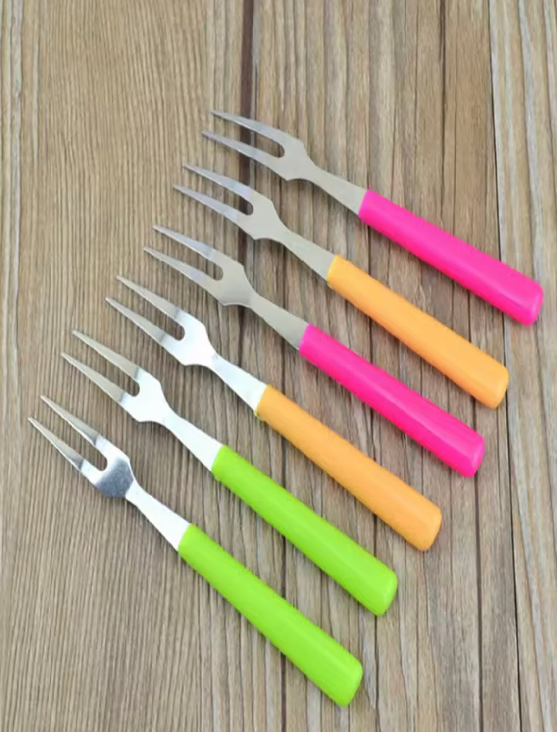 Pack Of 6 Stainless Steel Fruit Fork, Decorative Fork for Appetiser, Creative Tableware Fruit Fork, Stainless Steel Kids Food Pick Pack Of 6 Stainless Steel Fruit Fork, Decorative Fork for Appetiser, Creative Tableware Fruit Fork, Stainless Steel Kids Food Pick